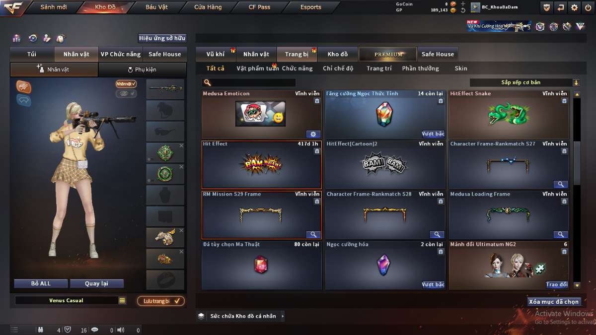 shop acc cf uy tin gia re